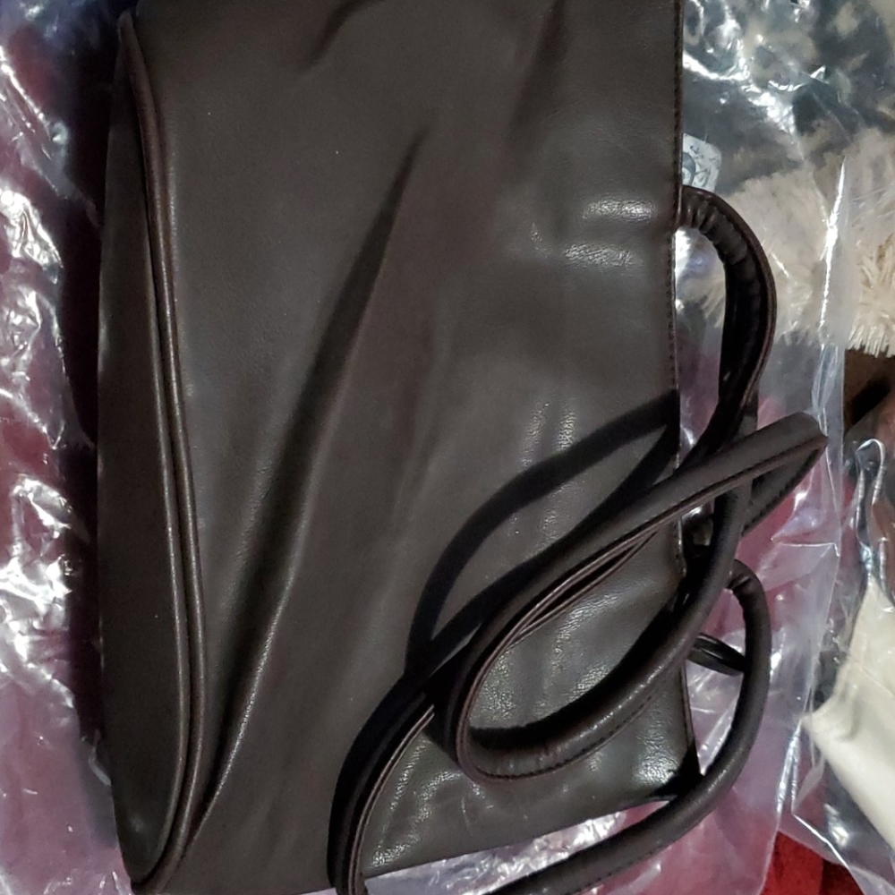 Women brown handbag